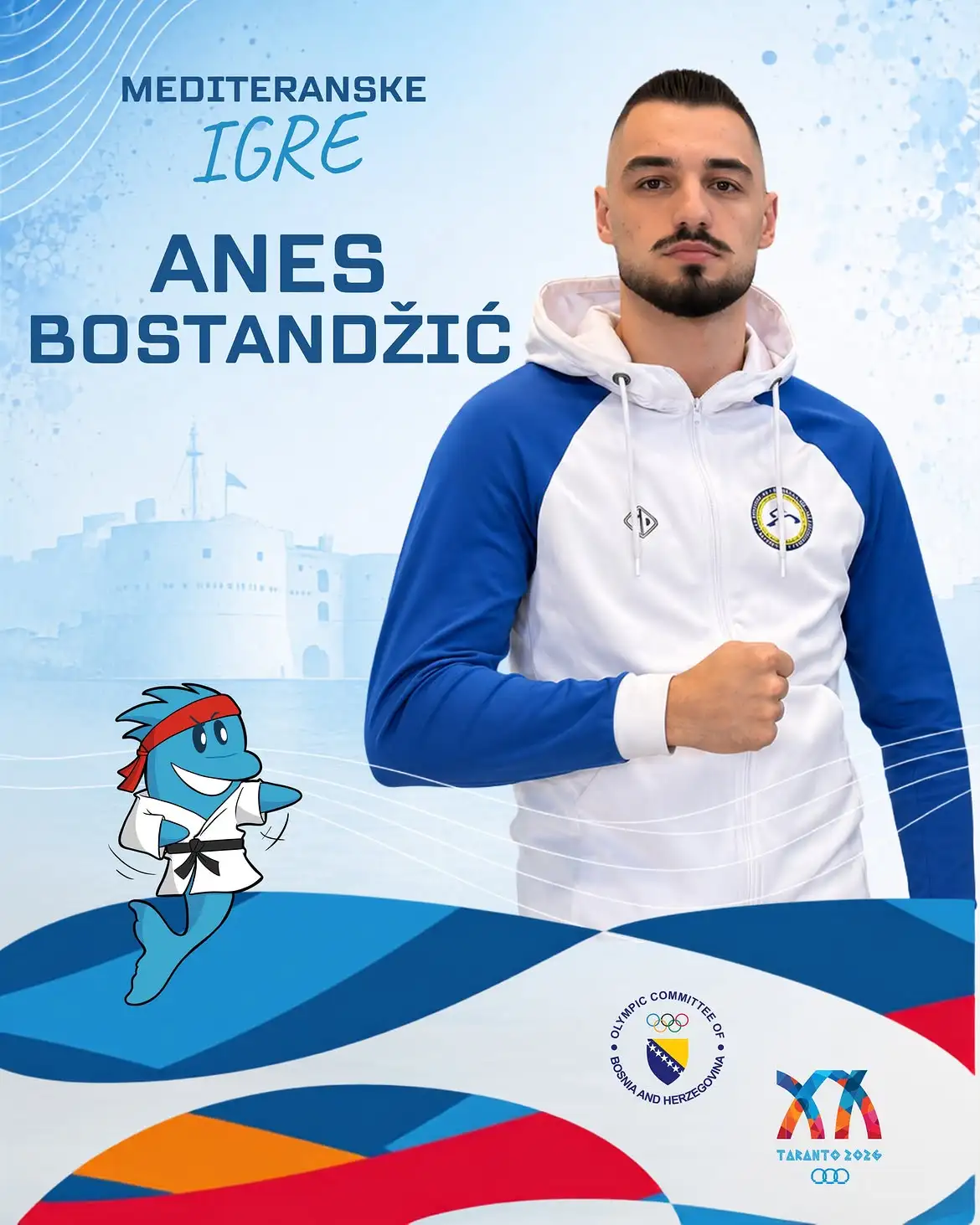 Vedad Mujić i Anes Bostandžić predstavljaju BiH na Mediteranskim igrama!
